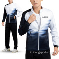 Ultimo design personalizzato Sublimation Running Tracksuit